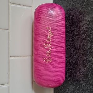 Lilly Pulitzer Pink Sun/Eye Glass Case